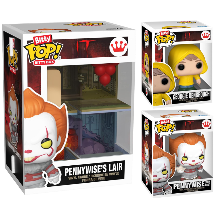 Funko Bitty POP! Box: IT - Pennywise's Lair with 2 Figures