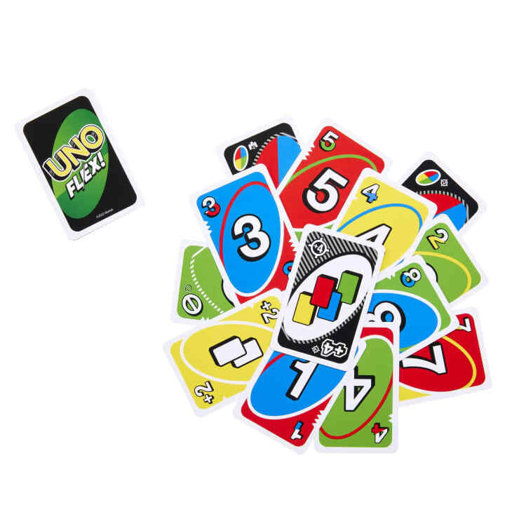 Uno Flex (Board Game) 2-8 Players 7+ years old (EN) Mattel
