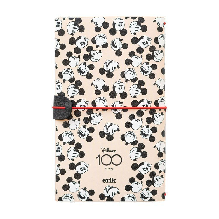 Erik: Disney Mickey 100th Anniversary Above the Clouds Travel Notebook ( Faux Leather - 12 x 20 cm )