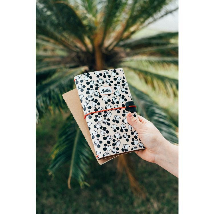 Erik: Disney Mickey 100th Anniversary Above the Clouds Travel Notebook ( Faux Leather - 12 x 20 cm )