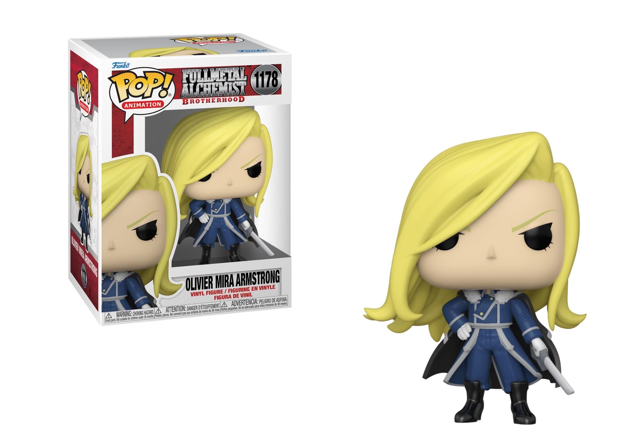 [SLIGHTLY DAMAGED BOX] Funko POP! Fullmetal Alchemist: Brotherhood - Olivier Mira Armstrong #1178