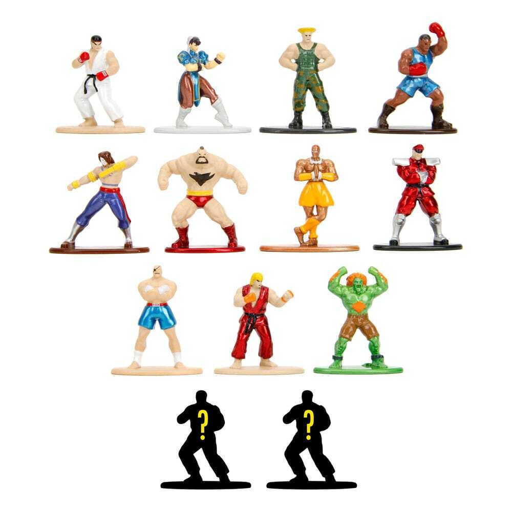 Street Fighter Nano Metalfigs Diecast Mini Figures (6cm) [Surprise Bag - Random Content]
