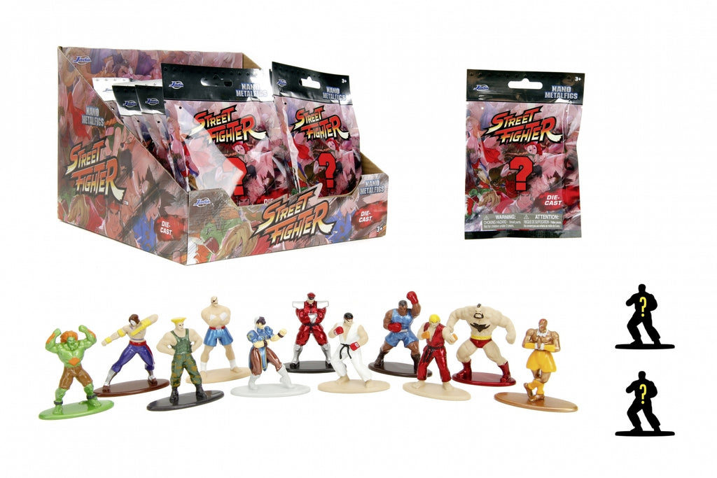 Street Fighter Nano Metalfigs Diecast Mini Figures (6cm) [Surprise Bag - Random Content]