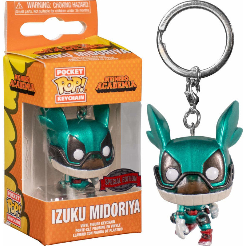 Funko Pocket Pop! My Hero Academia - Izuku Midoriya (Metallic) (Special Edition) Vinyl Figure Keychain