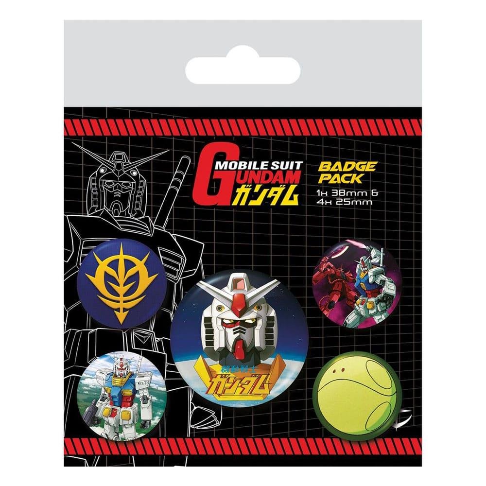 Pyramid: Mobile Suit Gundam - Badge Pack (5 Badges)