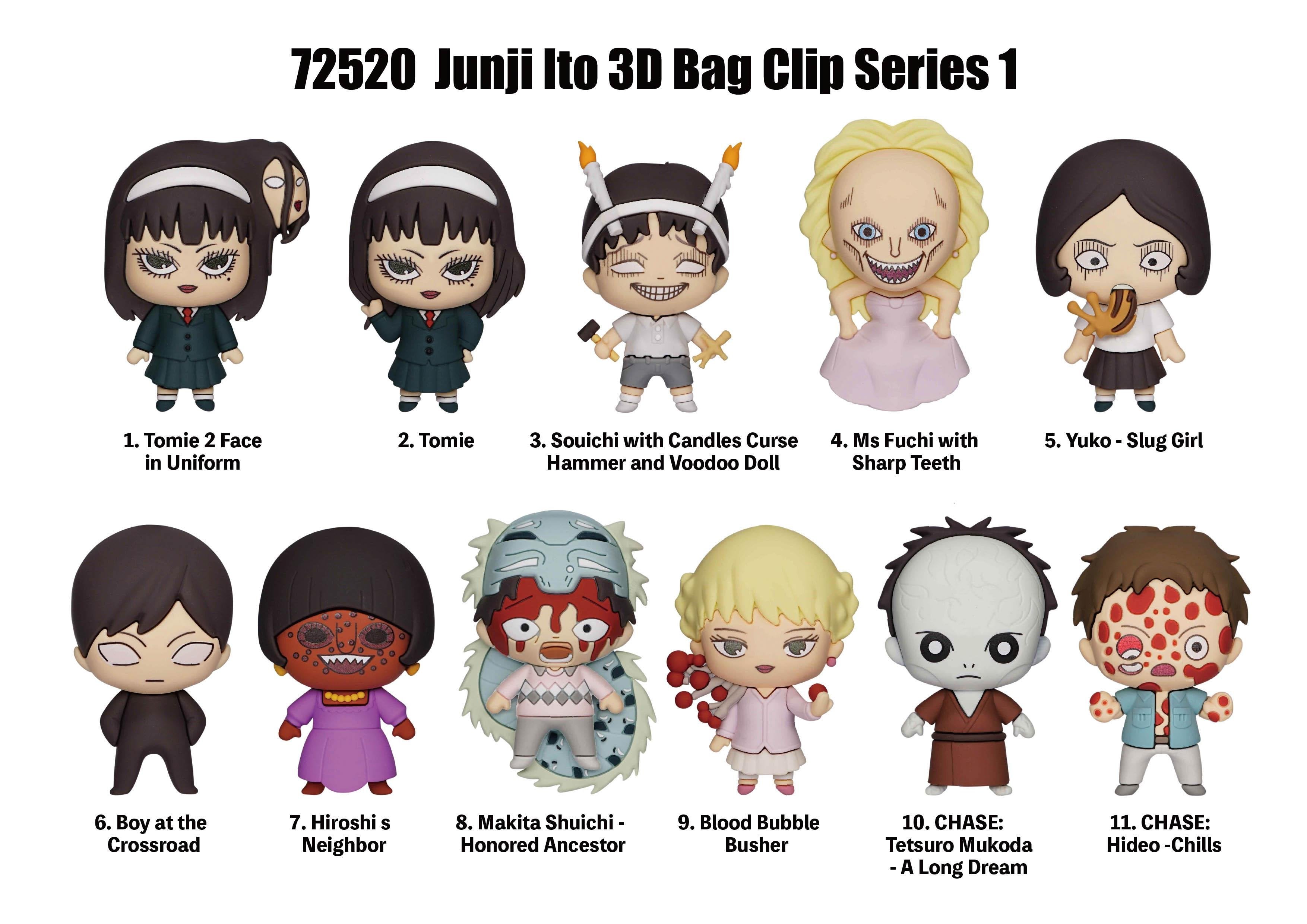Junji Ito - Series 1 Foam Bag Clip Keychain (Random Content)