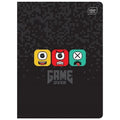 A5 Notebook, 32 sheets, three-line ruling, Interdruk "Game Over"