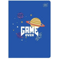 A5 Notebook, 32 sheets, three-line ruling, Interdruk "Game Over"