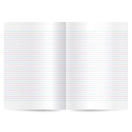 A5 Notebook, 32 sheets, three-line ruling, Interdruk "Game Over"
