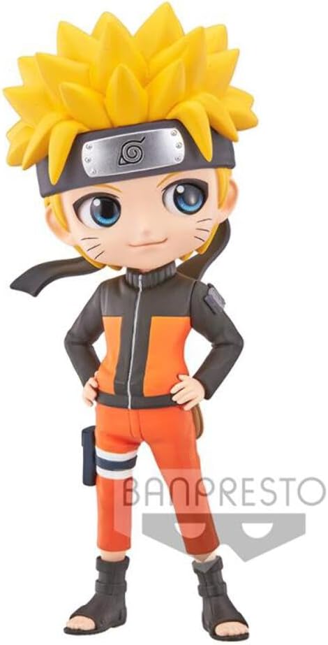 Bandai: Naruto Shippuden Q Posket Naruto Uzumaki Figure – Version A (14 cm)