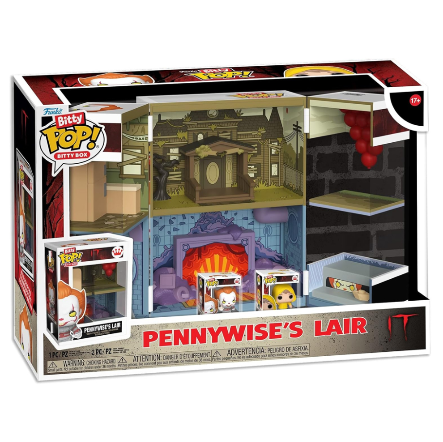 Funko Bitty POP! Box: IT - Pennywise's Lair with 2 Figures