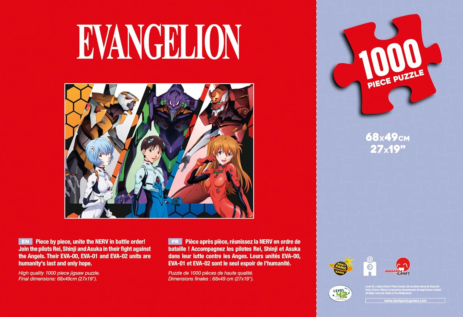 NEON GENESIS EVANGELION - Puzzle 1000P (68x49cm)