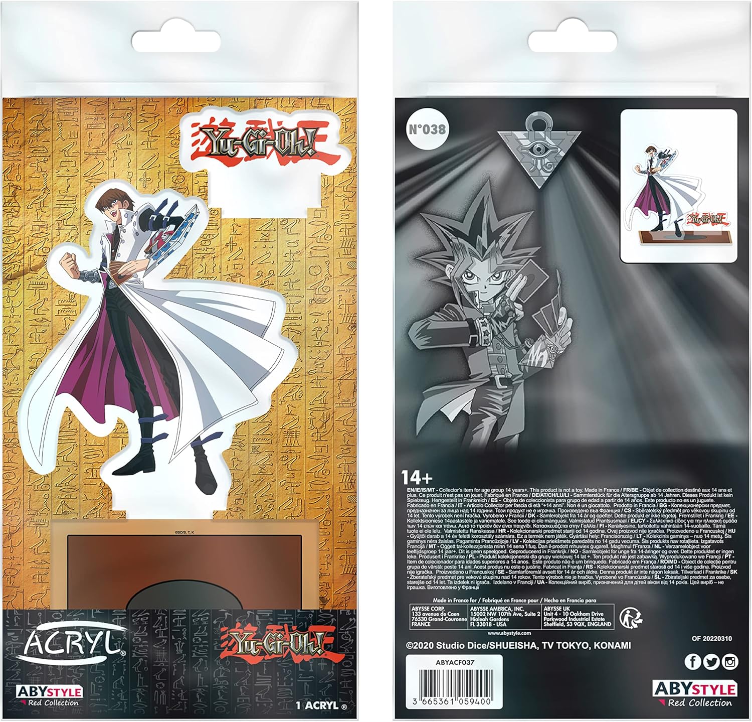 ABYSTYLE (No038) Yu-Gi-Oh! Seto Kaiba Acrylic Stand