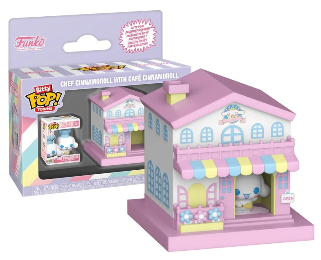 FUNKO BITTY POP! - TOWNS - SANRIO - Chef Cinnamoroll with Cafe Cinnamoroll