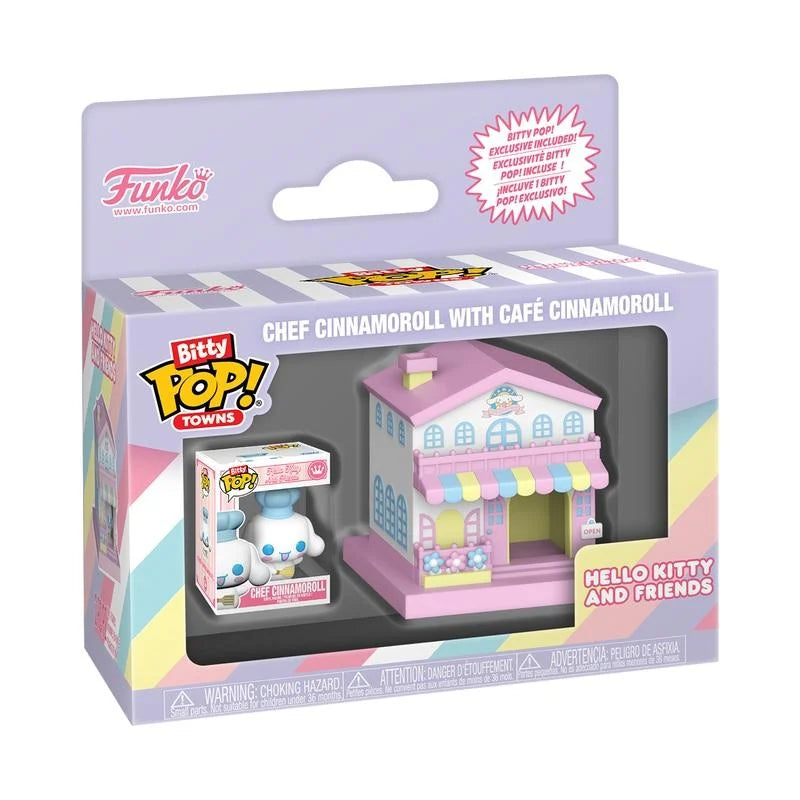 FUNKO BITTY POP! - TOWNS - SANRIO - Chef Cinnamoroll with Cafe Cinnamoroll