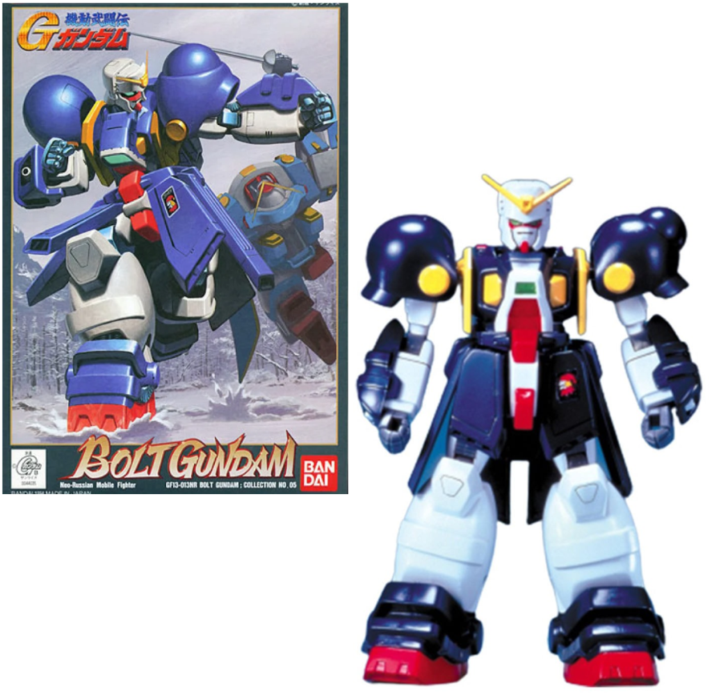 [RETRO FIND!] BANDAI Hobby 1/144 G-05 Bolt Gundam G Gundam Action Figure