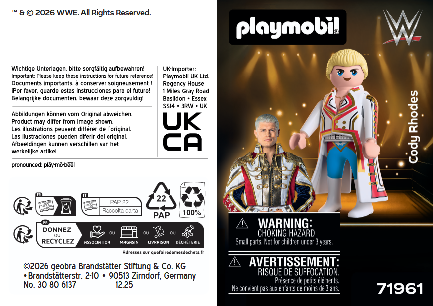 Playmobil - WWE® Cody Rhodes