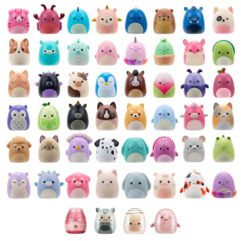 Squishmallows Squish-a-Longs Series 1 Mini Figure Mystery Pack [2 RANDOM Figures, 1 Accessory & Display Case]