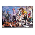 Grupo Erik: Plastic Desk Pad The Seven Deadly Sins Multicolored 49.5x34.5cm