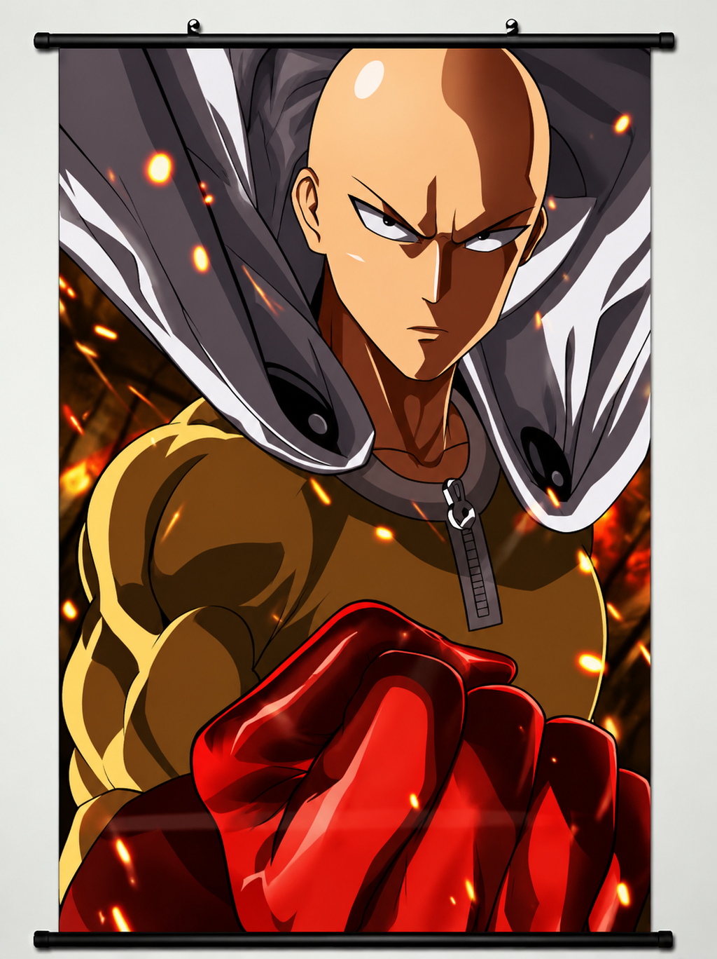 One-Punch Man - Saitama Wall Scroll (64x92 cm)
