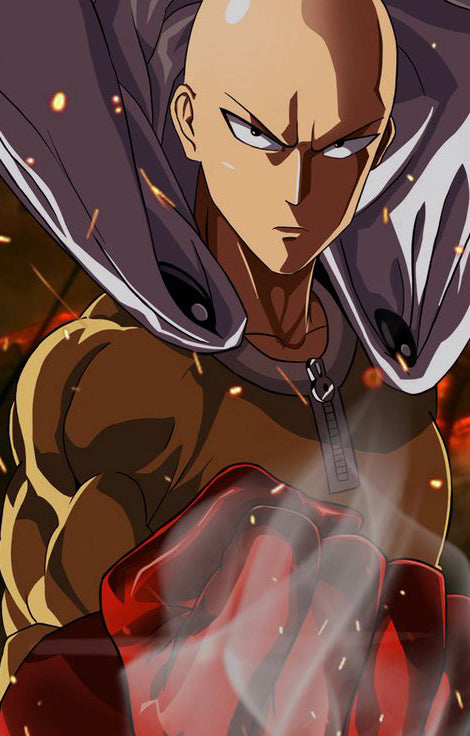 One-Punch Man - Saitama Wall Scroll (64x92 cm)