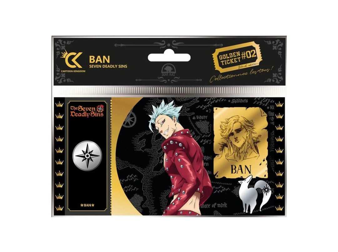 Seven Deadly Sins Golden Ticket -02 Ban Case Cartoon Kingdom (Black Edition)