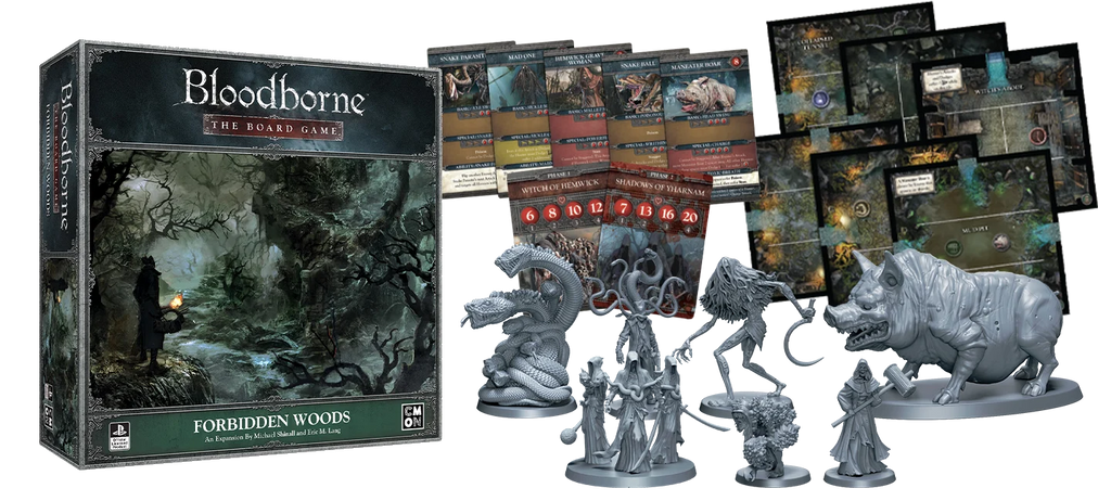 CMON - Bloodborne: The Board Game: Forbidden Woods (Expansion) (ENGLISH VERSION)