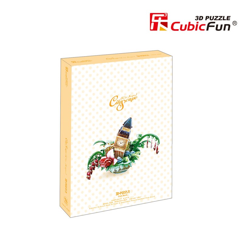 [COLLECTOR'S FIND!] Cubic Fun: New York City Scape - 3D Puzzle -Coin Bank (0C3203) (Copy)