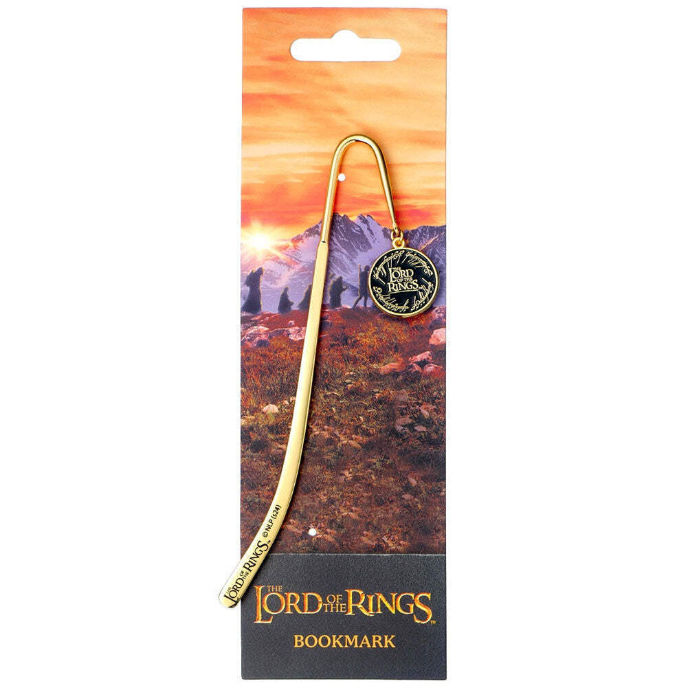 The Carat Shop Movies: The Lord of the Rings - Logo Bookmark (Silver Plated)