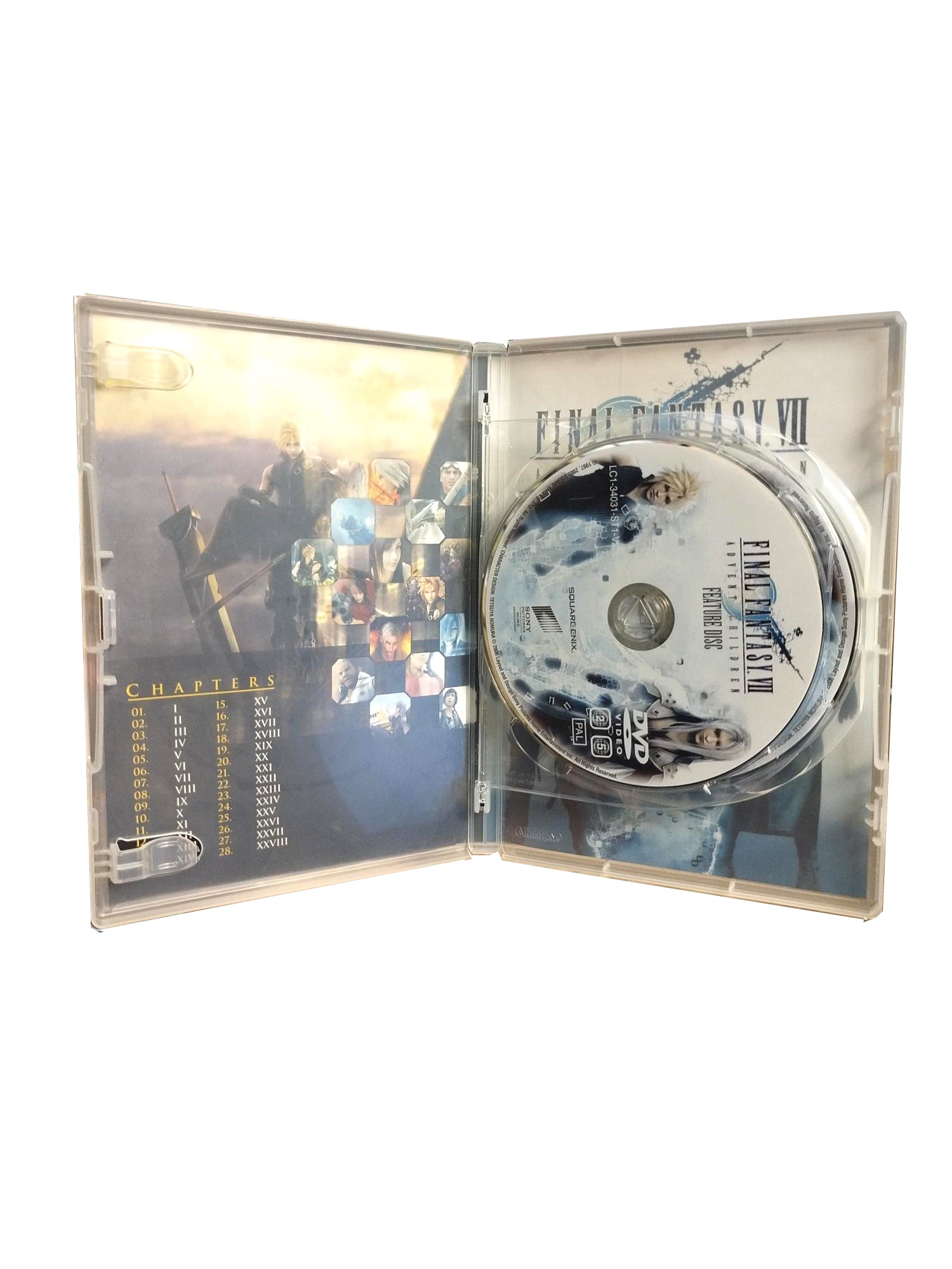 [COLLECTOR'S FIND!-2nd HAND] Final Fantasy VII: Advent Children - DVD (2-Disc Special Edition) - (GREEK VERSION)