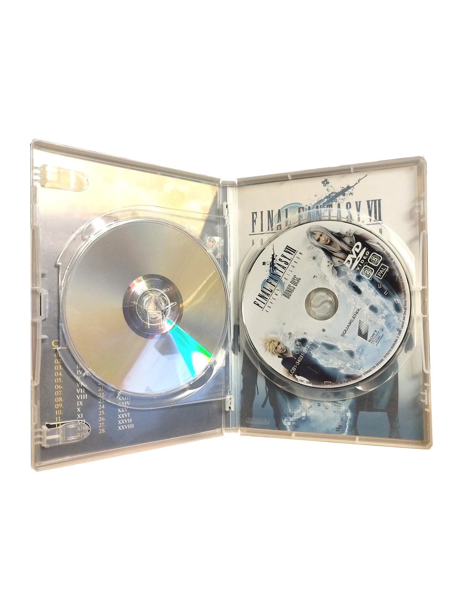 [COLLECTOR'S FIND!-2nd HAND] Final Fantasy VII: Advent Children - DVD (2-Disc Special Edition) - (GREEK VERSION)