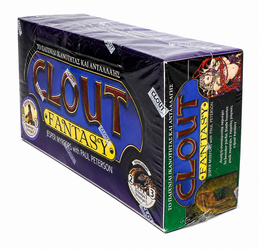 [COLLECTOR'S FIND!] Clout Fantasy (by Jasper Myrfors and Paul Peterson) Booster Packs (GREEK)