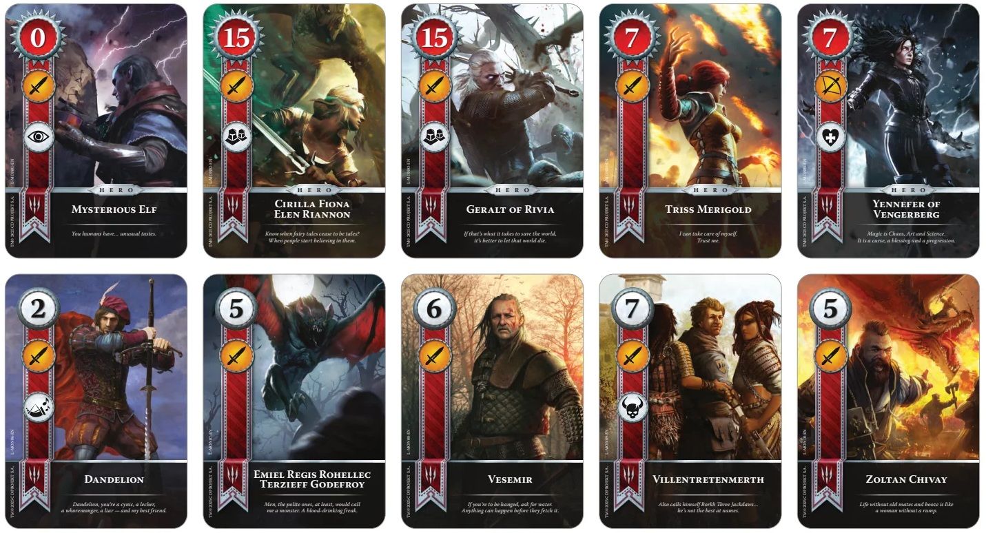 Gwent: The Legendary Card Game (expansion set) - Legendary Ballad Heroes - Monsters Faction (English Ver.)