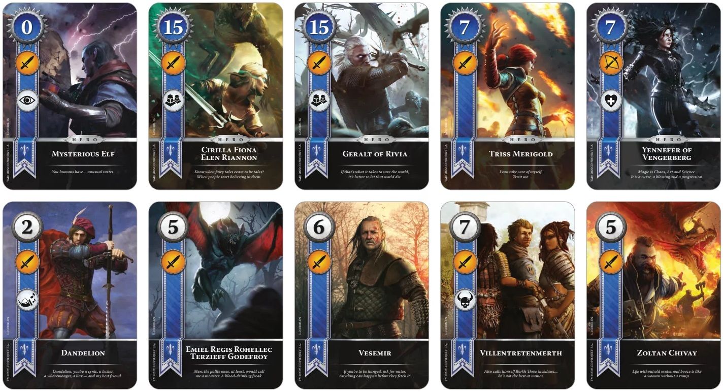Gwent: The Legendary Card Game (expansion set) - Legendary Ballad Heroes -Northern Realms Faction (English Ver.)