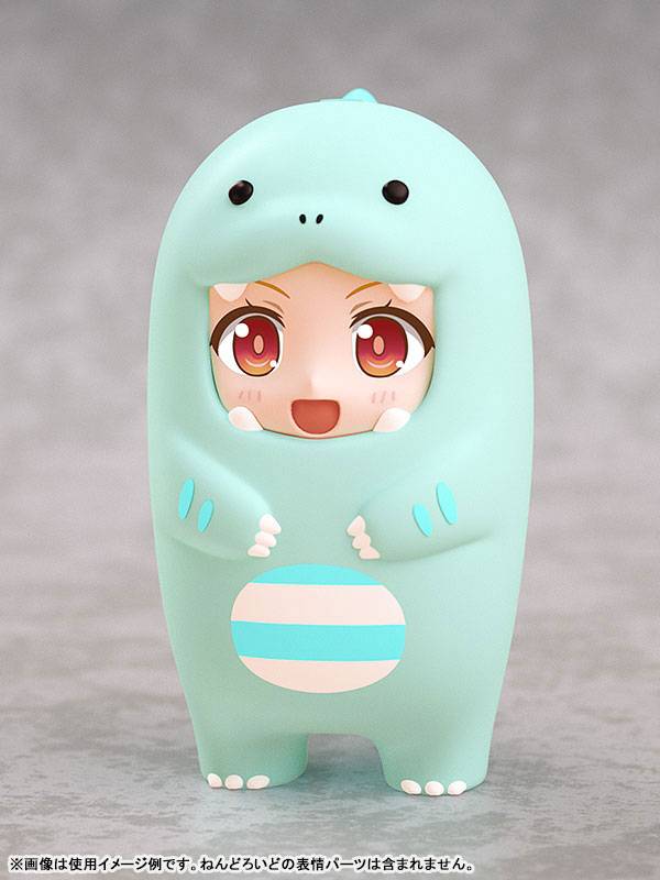 GOOD SMILE COMPANY Nendoroid More - Kigurumi Face Parts Case Blue Dinosaur