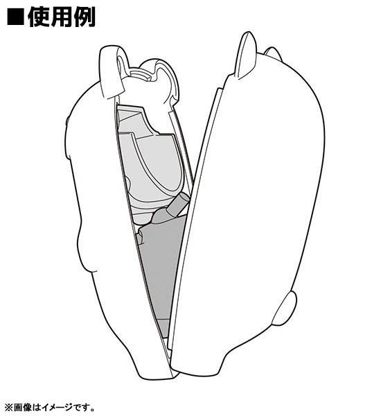 GOOD SMILE COMPANY Nendoroid More - Kigurumi Face Parts Case Pink Dinosaur