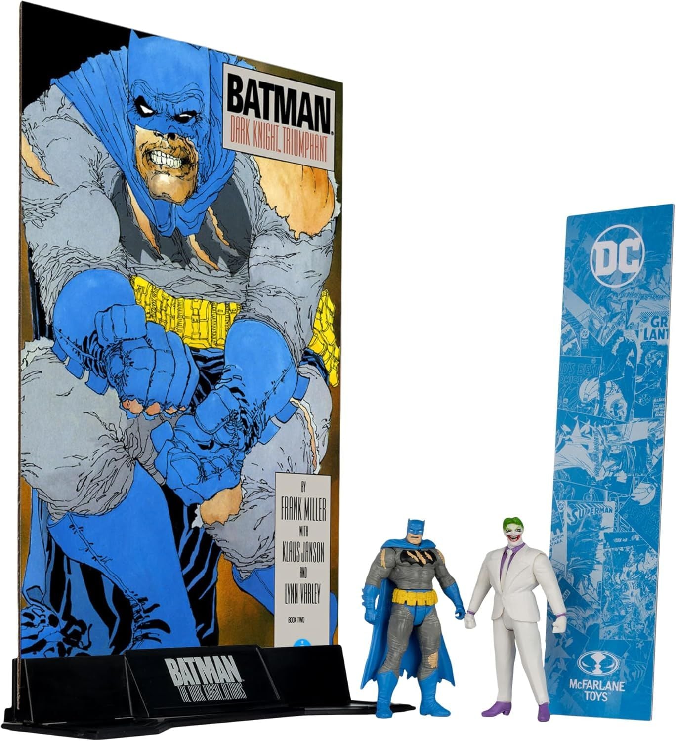 McFarlane Toys - DC Direct Page Punchers 2pk Batman & The Joker 3in Figures with Comic