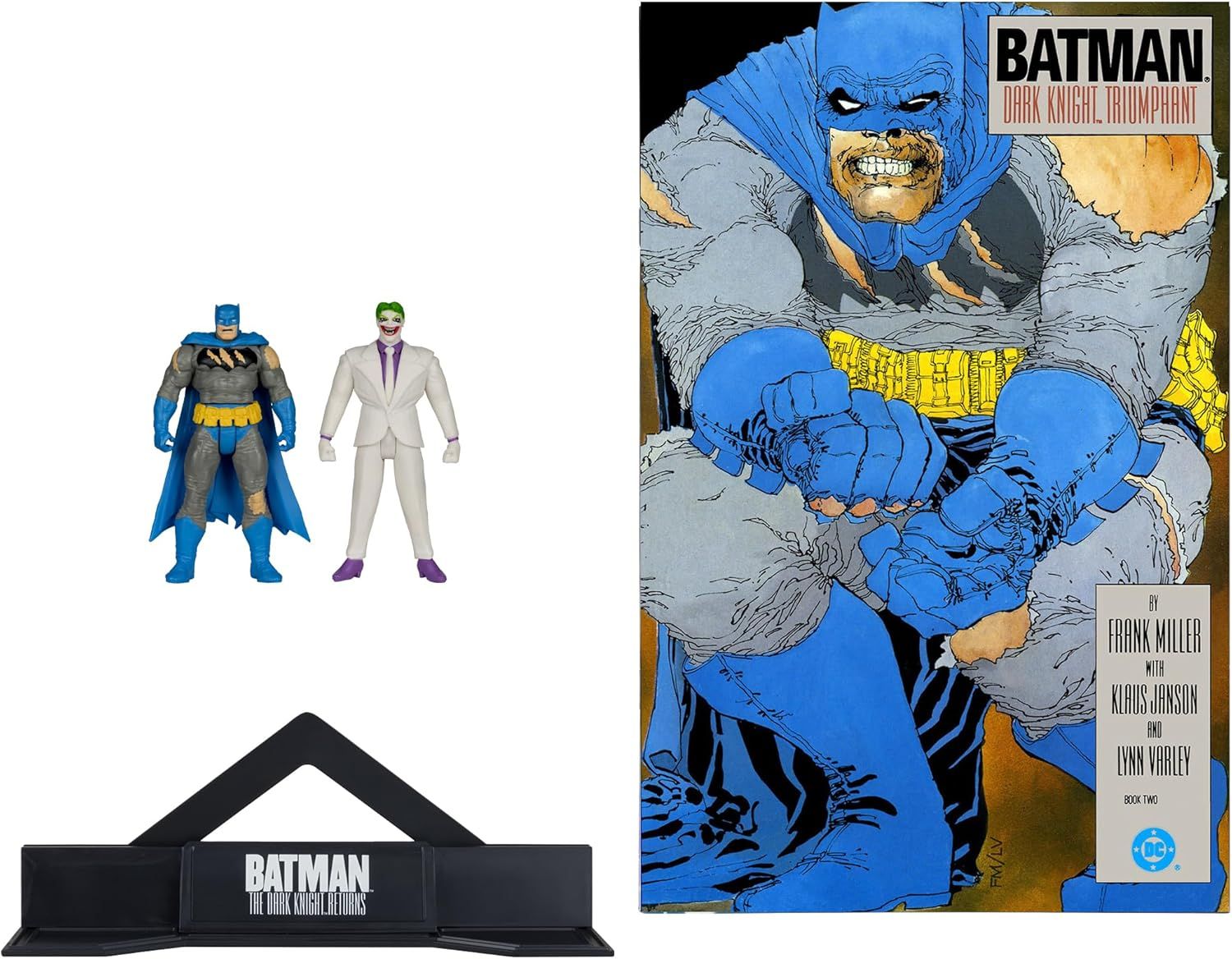 McFarlane Toys - DC Direct Page Punchers 2pk Batman & The Joker 3in Figures with Comic