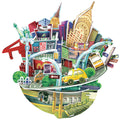 [COLLECTOR'S FIND!] Cubic Fun: New York City Scape - 3D Puzzle -Coin Bank (0C3203)