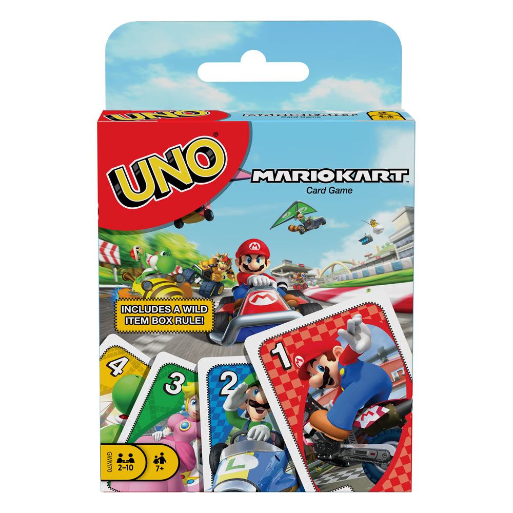 UNO Mariokart (card game) 2-10 players - 7+ years old - Mattel