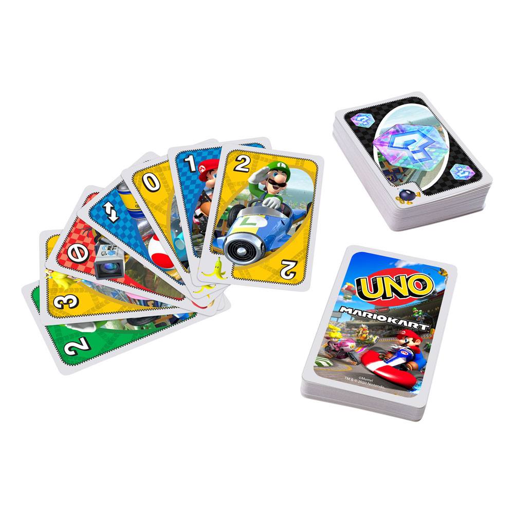 UNO Mariokart (card game) 2-10 players - 7+ years old - Mattel